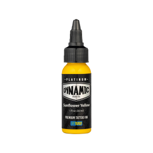 DYNAMIC PLATINUM TATTOO INK - SUNFLOWER YELLOW 30ML