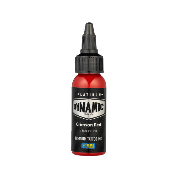 DYNAMIC PLATINUM TATTOO INK - CRIMSON RED 30ML