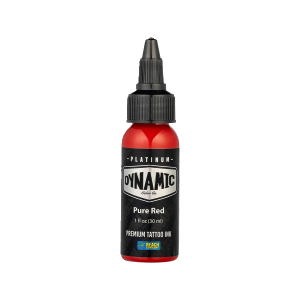 DYNAMIC PLATINUM TATTOO INK - PURE RED 30ML