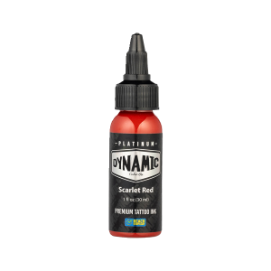 DYNAMIC PLATINUM TATTOO INK - SCARLET RED 30ML