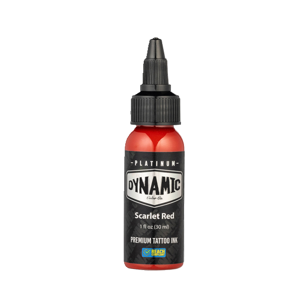 DYNAMIC PLATINUM TATTOO INK - SCARLET RED 30ML