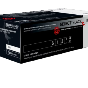 GUANTI SELECT BLACK IN LATTICE NERO 100 PEZZI