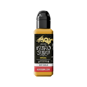 KURO SUMI IMPERIAL TATTOO INK - SOY GOLD 22ML