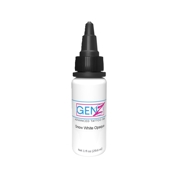 INTENZE INK GEN-Z - SNOW WHITE OPAQUE 30ML
