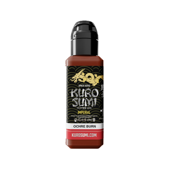 KURO SUMI IMPERIAL TATTOO INK - OCHRE BURN 22ML