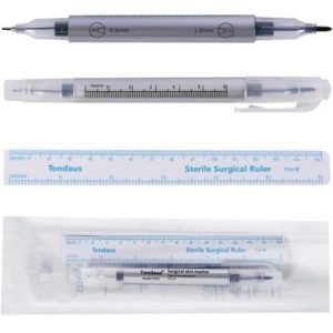 PENNA CHIRURGICA STERILE DOPPIA PUNTA CON RIGHELLO