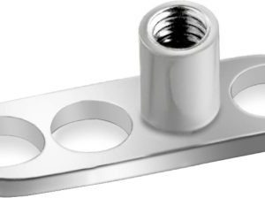 PIASTRA PER DERMAL IN TITANIO 1,2MMX2,5MM (H)