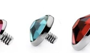GIOIEELLO PER DERMAL IN TITANIO 3MM